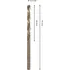 Bosch PRO Stainless Steel HSS-Co-spiralbor, 3,5x39x70 mm