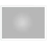 Mikelo R01 LED spejl hvid ramme 60X80CM