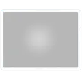 Mikelo R01 LED spejl hvid ramme 60X80CM