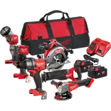 Milwaukee M18 FPP6F3-502B kombi-kit inkl. 2x5,0 Ah batteri og lader