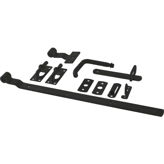 PLUS Silence enkeltlåge 100×110 cm sort inkl. sort beslag