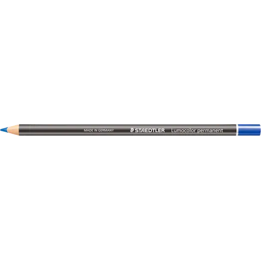 Staedtler permanent fedtblyant blå