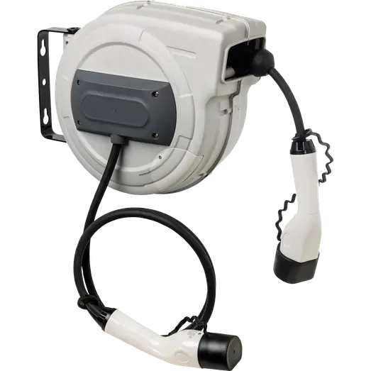 Kabelopruller til elbil 5+2 m kabel 11KW med type-2 stik