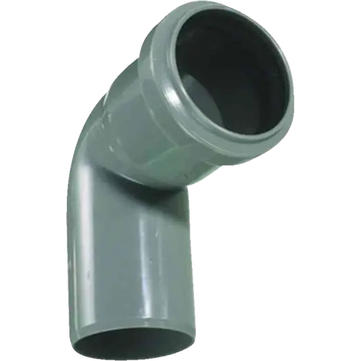 Bøjning PP 50 mm grå