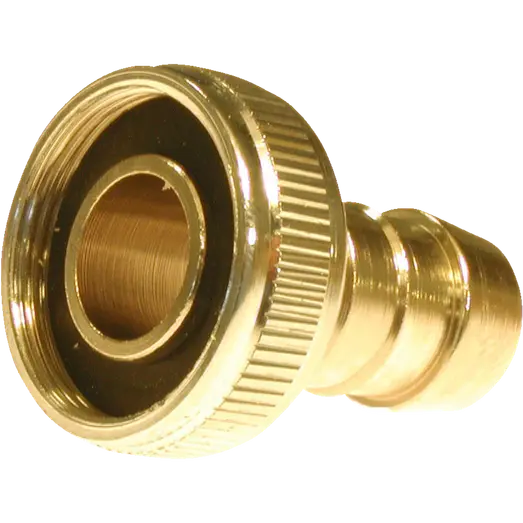Slangeforskruning 1/2" messing 