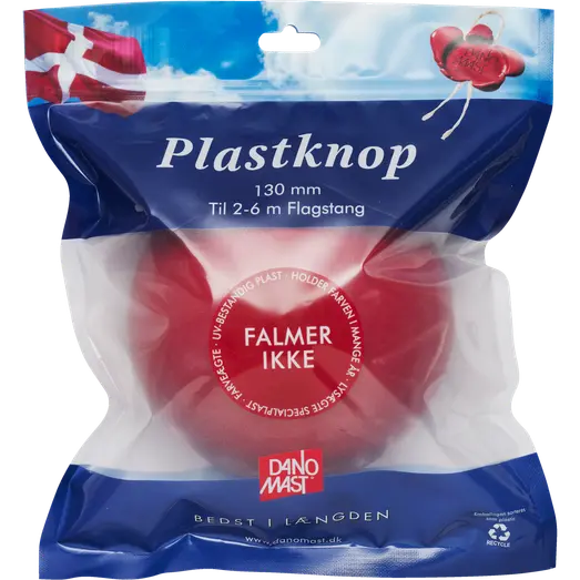 DanoMast rød plast knop