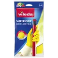 Vileda Super Grib gummihandsker str. L gul