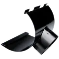 Plastmo tudstykke 75 mm stål sort
