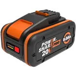 Worx WA3648 20V 8,0Ah batteri med indikator
