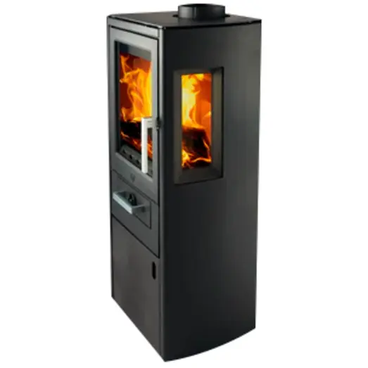 Varde Bornholm brændeovn sort