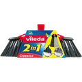 Vileda Classic 2in1 kost u/skaft sort/grå