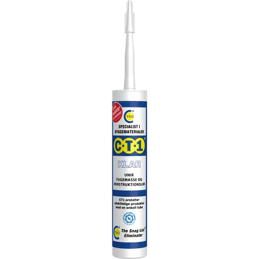 CT1 polymer fugemasse klar 290 ml