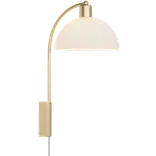 Nordlux Ellen væglampe E14 opal/messing