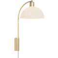 Nordlux Ellen væglampe E14 opal/messing