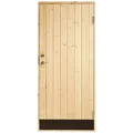 Plus udhusdør panel inkl. karm HU
