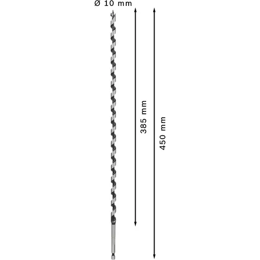 Bosch PRO Wood spiralbor, 10x385x450 mm