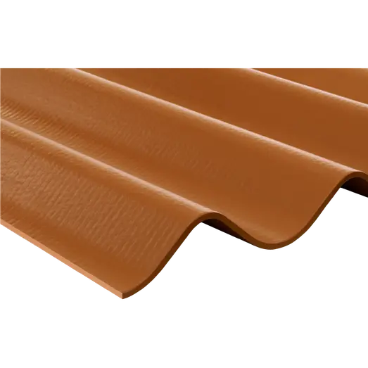 Bølgeplade B7 FK teglrød 1100 x 570 mm