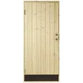 Plus udhusdør panel inkl. karm VU