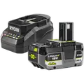 Ryobi ONE+ batteri og lader startsæt 1x4,0 batteri + 1x2,0 Ah lader