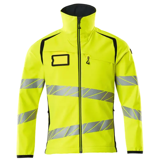 Mascot Accelerate Safe softshell jakke hi-vis gul/mørk marine