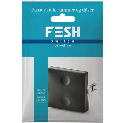 FESH SWITCH Curveline korrespondance afbryder 1,0 koksgrå