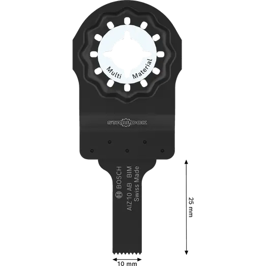 Bosch Multi-materiale skæreklinge AIZ 10 AB, Starlock, 10x25 mm