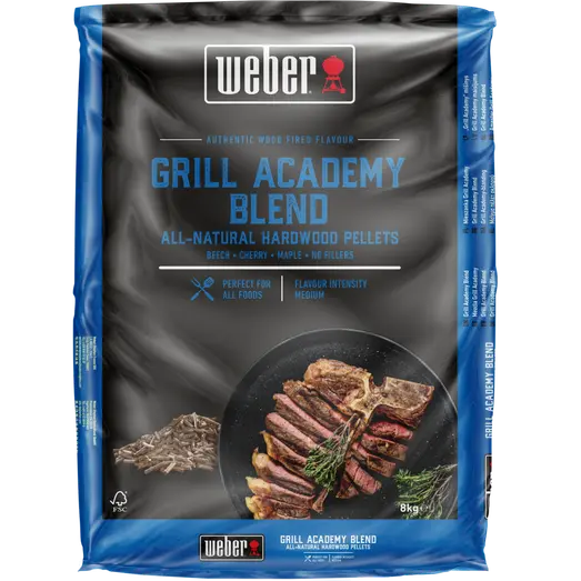 Weber SmokeFire træpiller Academy-blanding 8 kg