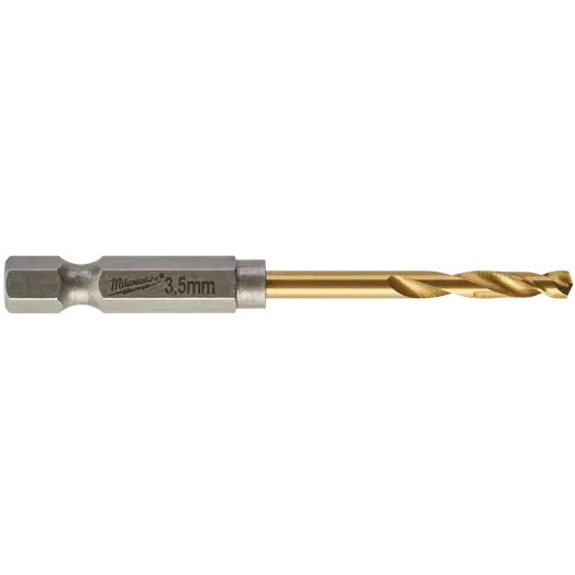 Milwaukee Red Hex shockwave™ HSS-Tin metalbor 3,5 mm