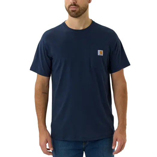 Carhartt Force Flex Pocket t-shirt navy