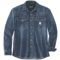 Carhartt 106429 Denim L/S snap front skjorte