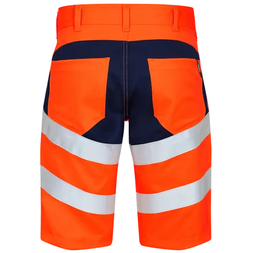 F.Engel arbejdsshorts orange/blue ink