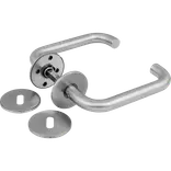Jasa dørgreb U-form 19 mm click rustfrit stål
