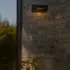 Nordlux Marcellio solor LED væglampe sort