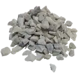 Hvide granitskærver 8/11 mm BigBag á 1000 kg