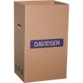 Davidsen affaldsspand i pap 370x282x628 mm