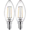 Philips Kerte LED pære E14 25W 2 pack