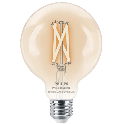 Philips Smart WiZ white LED pære E27 6,7W globe klar