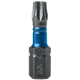 STACO bits heavy duty 1/4 x 25 mm torsion impact TX 25 20 stk blå