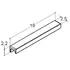 Scanbad Step bøjlegreb 19 cm inox