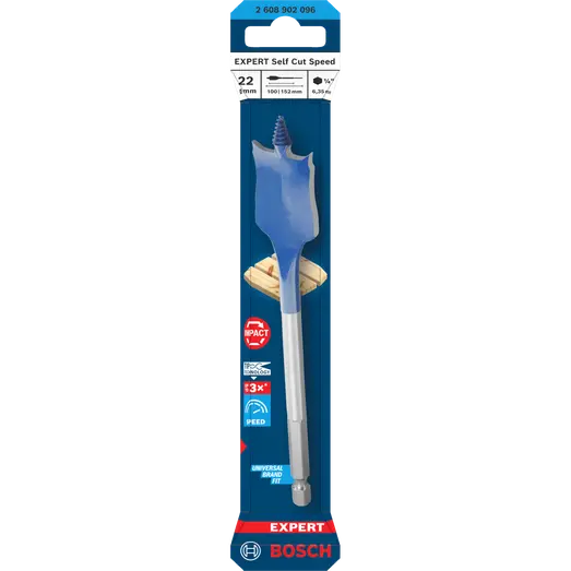 Bosch EXPERT Self Cut Speed fladbor 22x152 mm