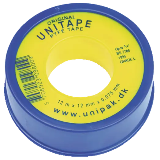 Unitape gevindtape 12 mm x 10 m