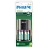 Philips batterioplader AA/AAA incl. 4 stk. AA batterier