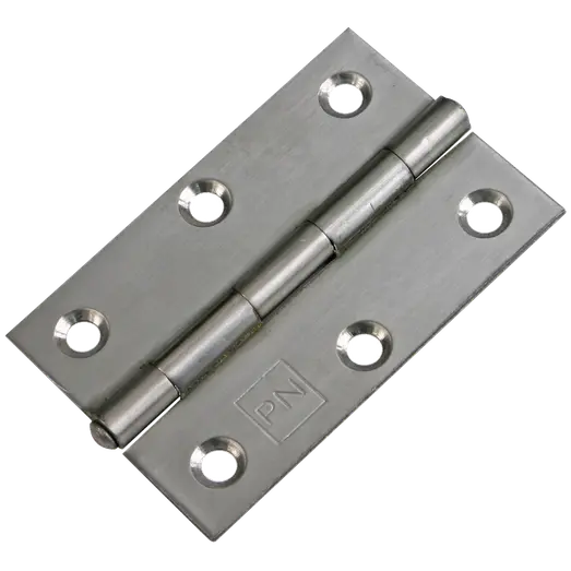 Kanthængsel 76 mm rustfrit stål