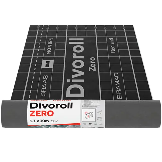 Monier Divoroll Zero undertag grå 1,1x30 m