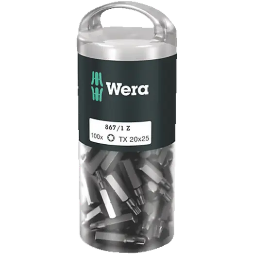 Wera 867/1 Z TX10 X 25 DIY boks 100 stk