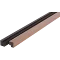 Fibrotech afslutningsliste t/Premium og Proff 22x25x3000 mm valnød