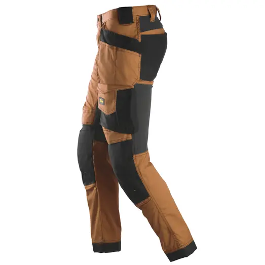 Snickers AllroundWork stretchbukser brun/sort