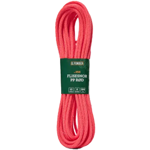 GF flisesnor 6 mm x 10 m rød