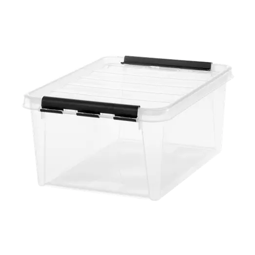 Smartstore Classic plastkasse med låg 40x30 cm.
