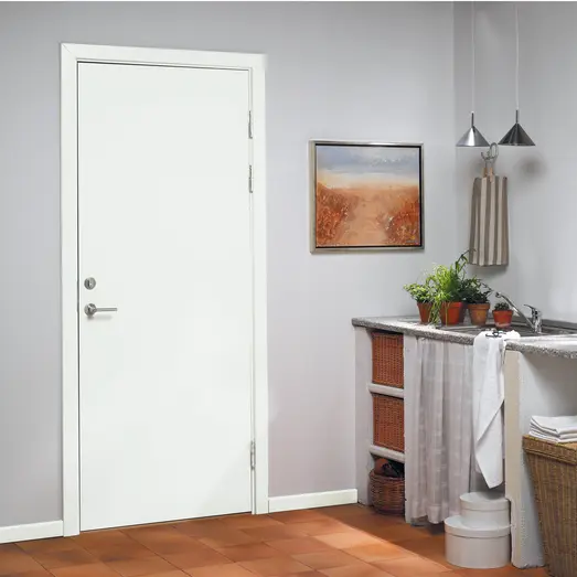 Swedoor Klimadør GW hvid H 63x825x2040 mm